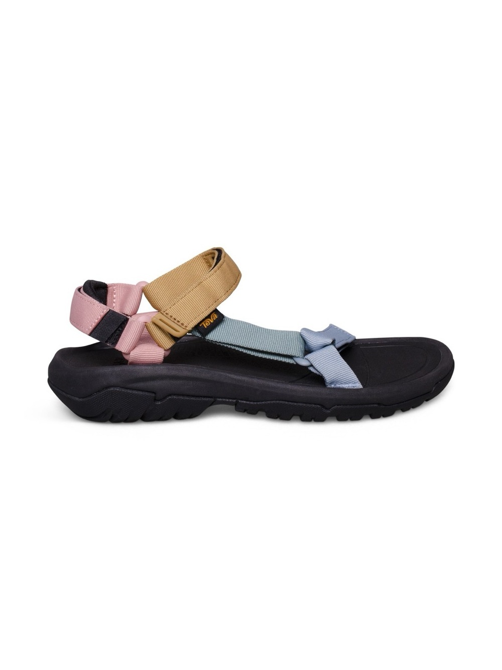 Teva Women’s Multicolor Strap Sandal - Pink, Tan & Light Bluen